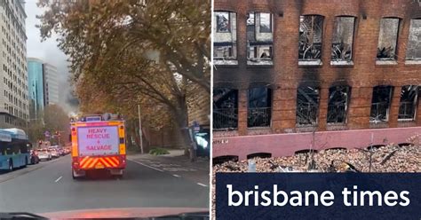 sydney cbd fire video